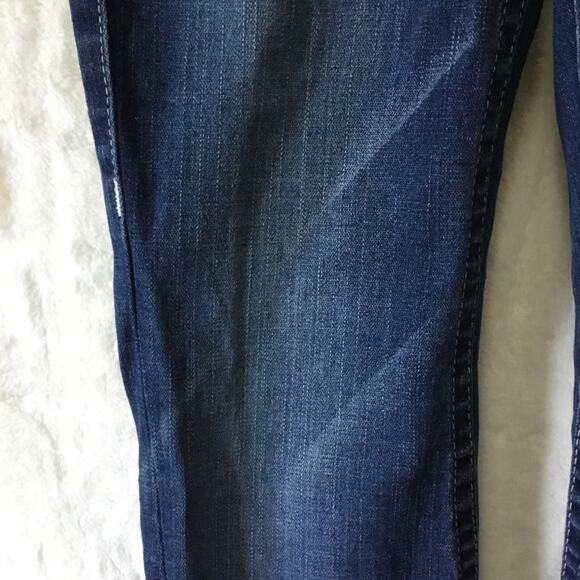 True Religion Blue Pearl Button Wide-Leg Jeans - Picture 5 of 16